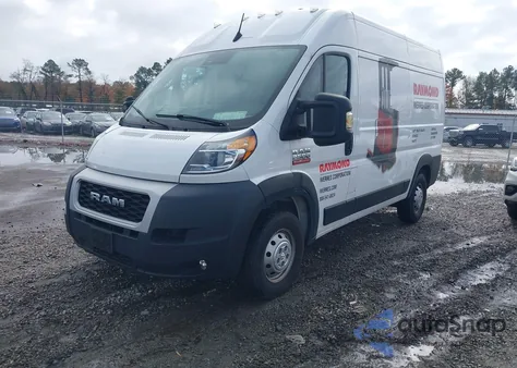 2022 Ram Promaster 2500 High Roof 136 Wb from USA, damaged, VIN 3C6LRVCG5NE110878